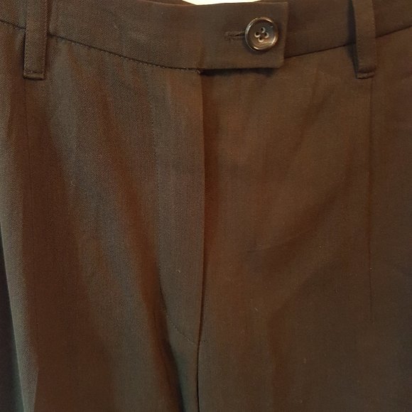 Jil Sander Raf Simons Brown Wool Dress Pants Trousers Italy 44 37.5 in. US M 8 - Picture 5 of 8